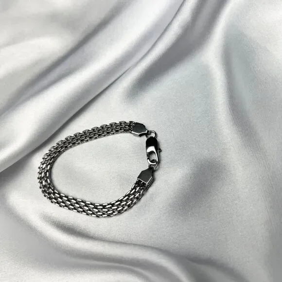Stainless Steel Link Bracelet - Picture 2 of 4